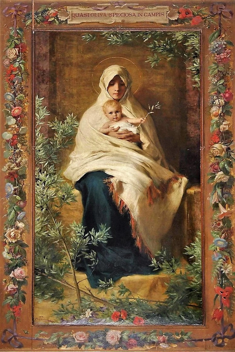 Madonna dell'olivo - Madonna dell'ulivo. Quasi Oliva speciosa in campis, Chiesa di Santa Maria della Cella, Genova